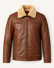 Men's Genuine Leather Jacket (J-0052)