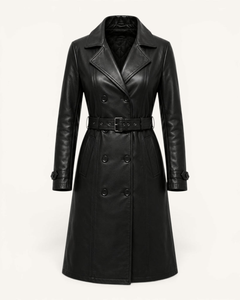 Women's Genuine Leather Jacket (JW-0062)