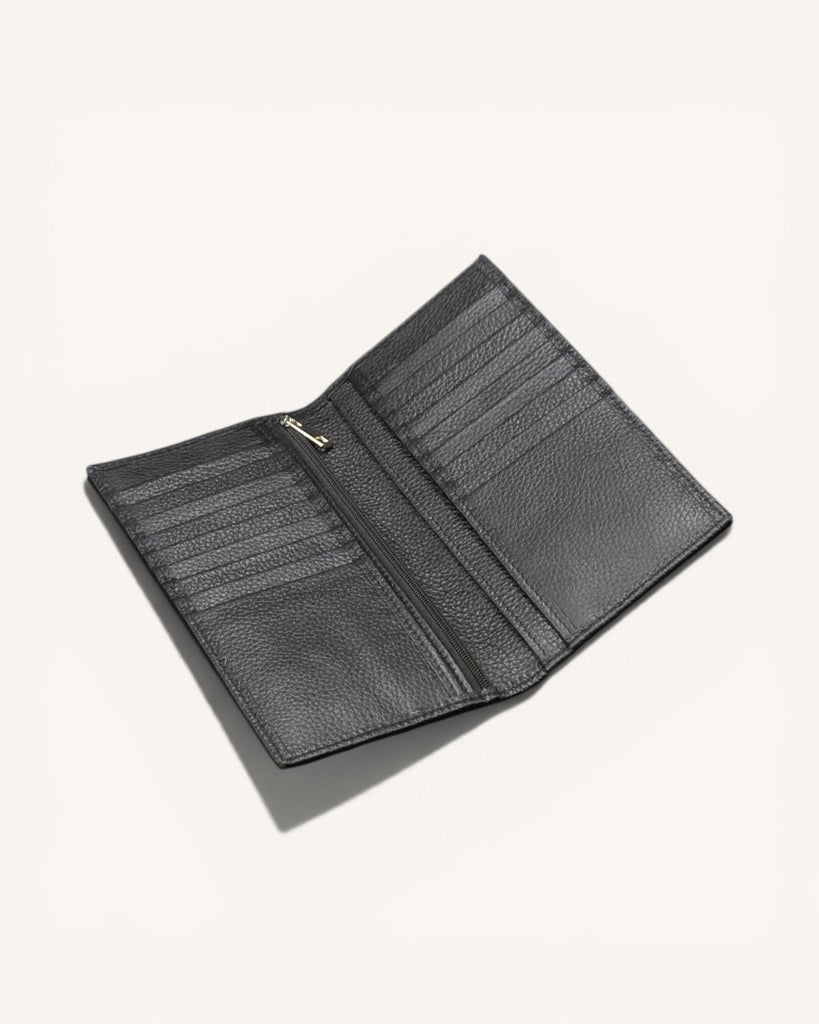 Genuine Leather Wallet (LW-CC18 Zipper (cow Mild))