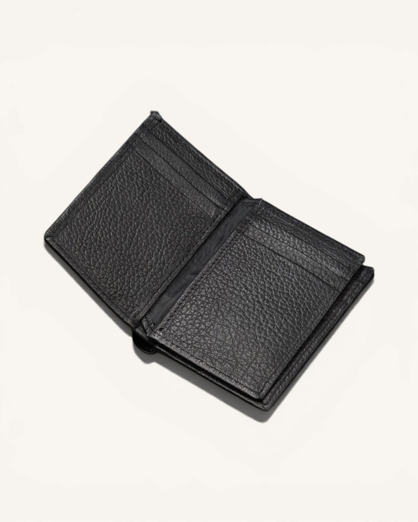 Genuine Leather Wallet (W-008 Black)