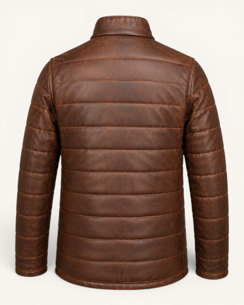 Men's Genuine Leather Jacket (J-0062)