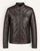 Men's Genuine Leather Jacket (J-0045)