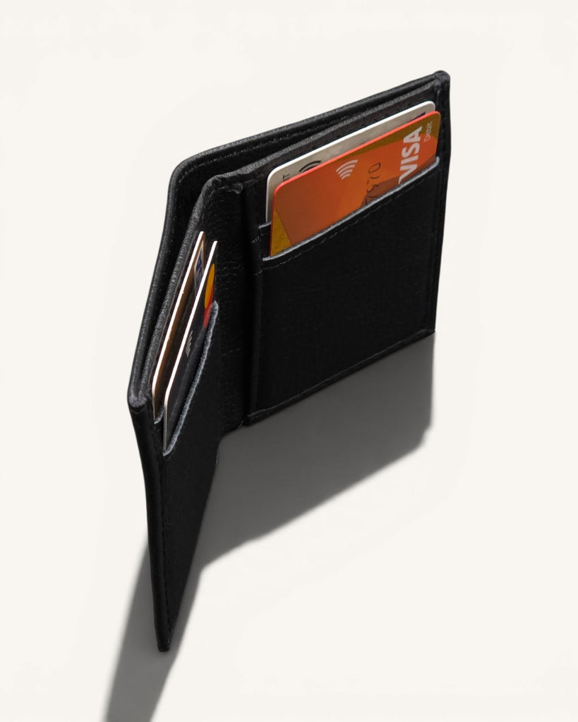 Genuine Leather Wallet (W-901 Black Miled)