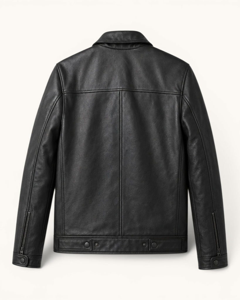 Men's Genuine Leather Jacket (J-0050)