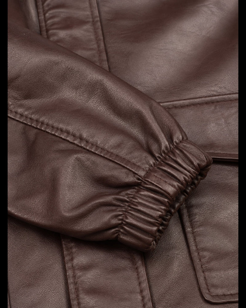 Women's Genuine Leather Jacket (JW-001)