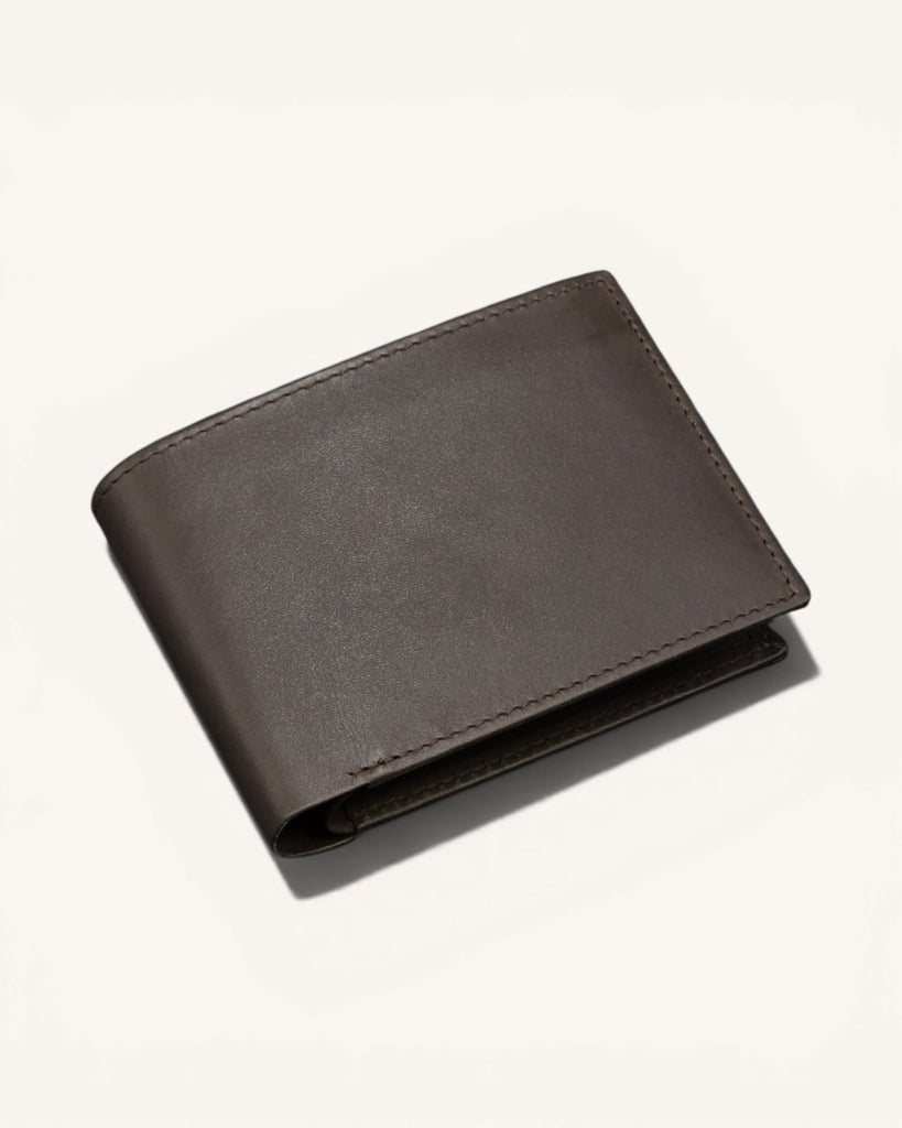 Genuine Leather Wallet (W-112 Black)