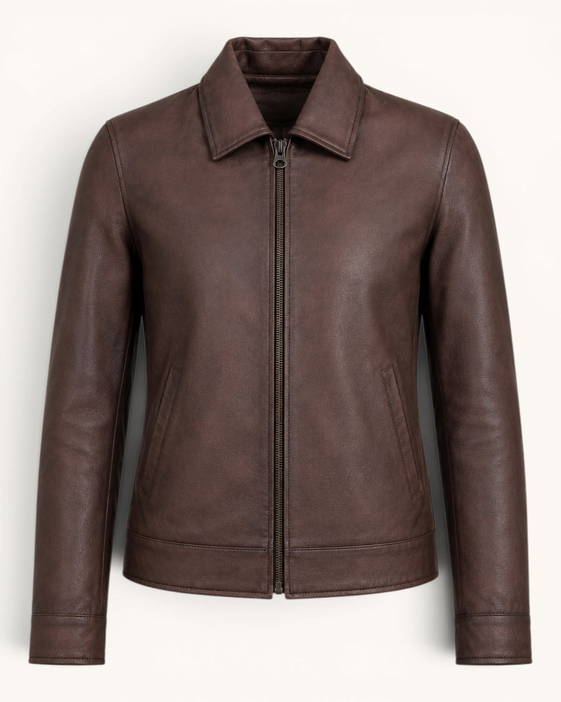 Women's Genuine Leather Jacket (JW-004)