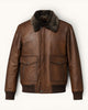 Men's Genuine Leather Jacket (J-0046)