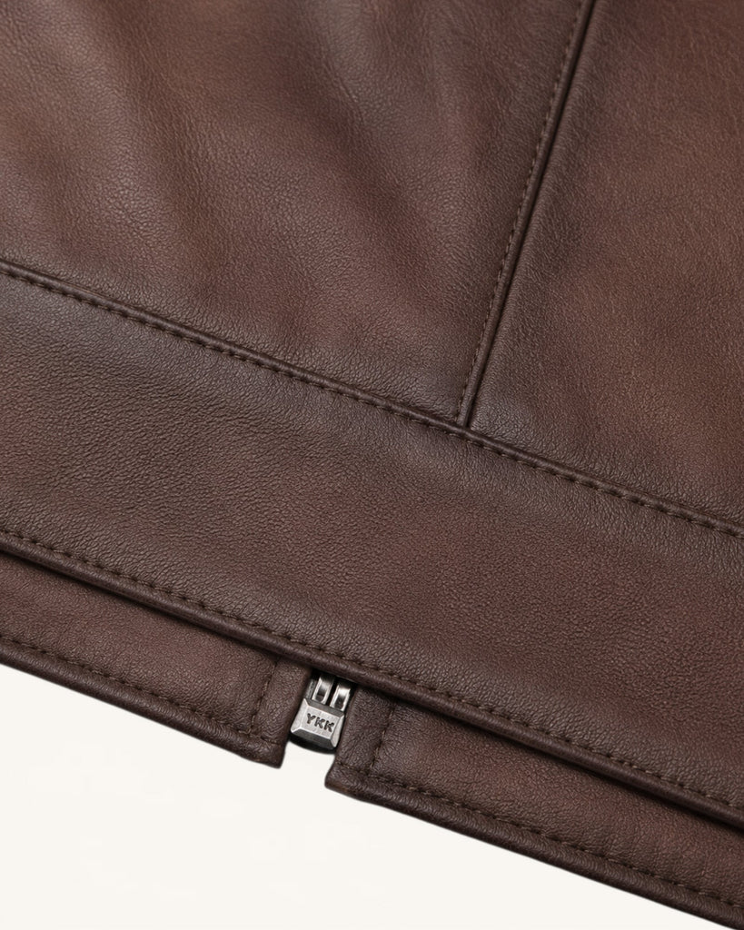 Women's Genuine Leather Jacket (JW-004)