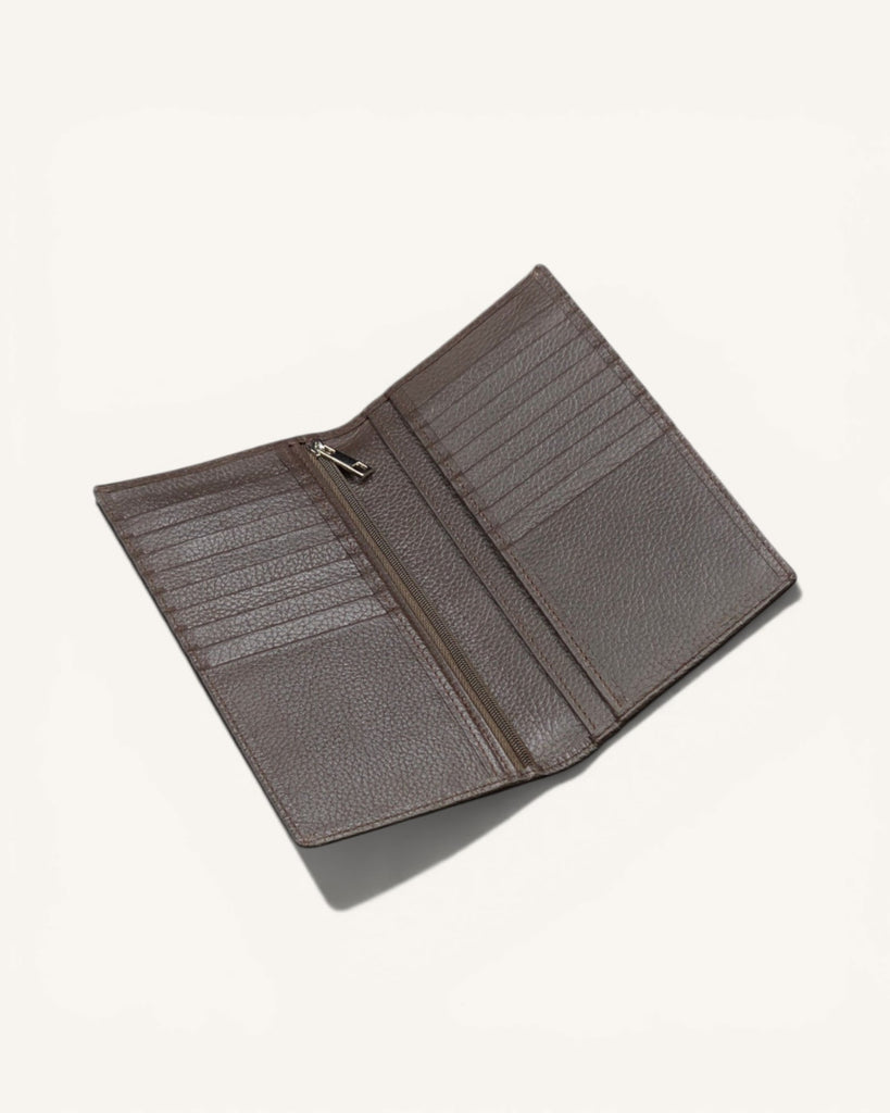 Genuine Leather Wallet (LW-CC18 Zipper (cow Mild))