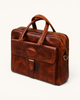 Leather Laptop Messenger Bag (B-001)