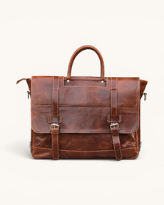 Leather Messenger Bag (B-004)