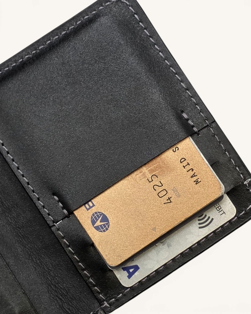 Magnetic Leather Wallet (W-MG81)