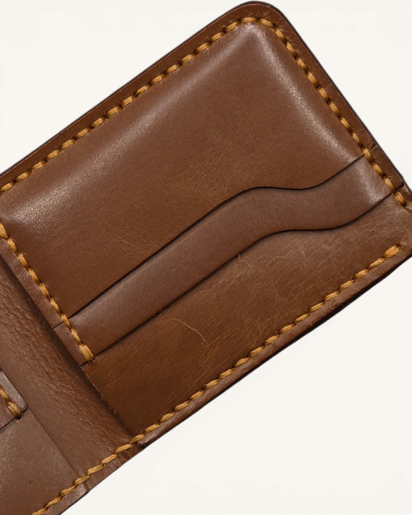 Handmade Genuine Leather Wallet (HM-002 Brown)