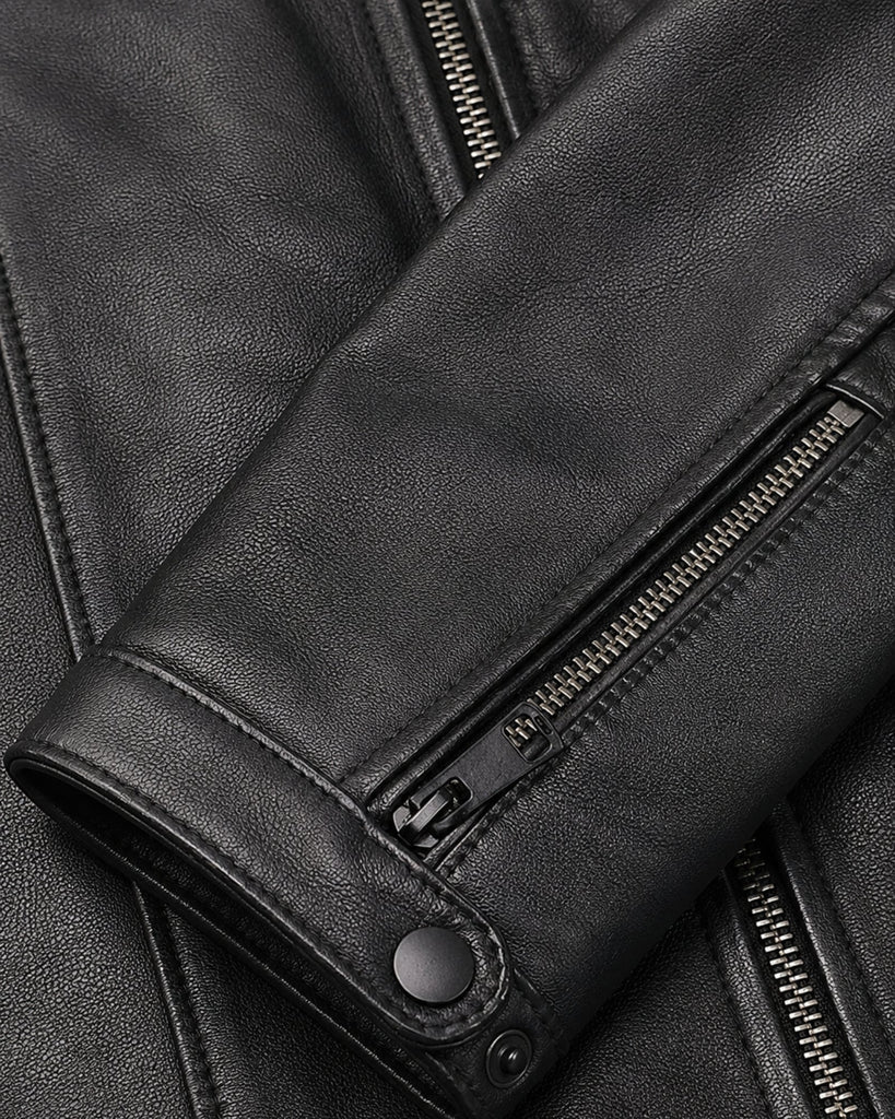 Men's Genuine Leather Jacket (J-0050)
