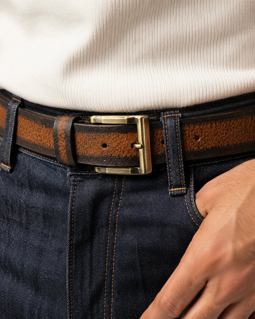Genuine Leather Belt (B40-VINTAGE)