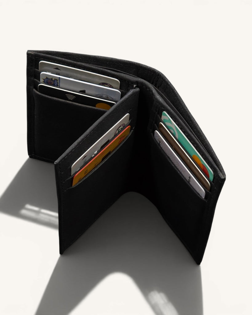 Genuine Leather Wallet (W-008 Black)
