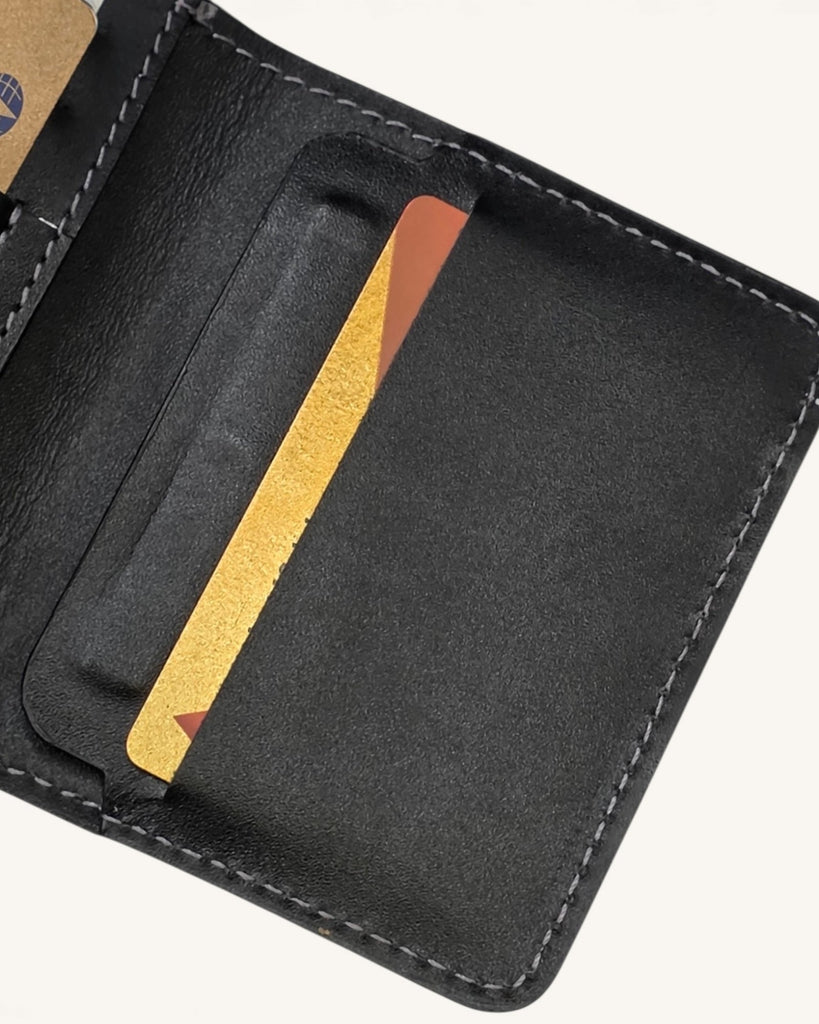 Magnetic Leather Wallet (W-MG81)