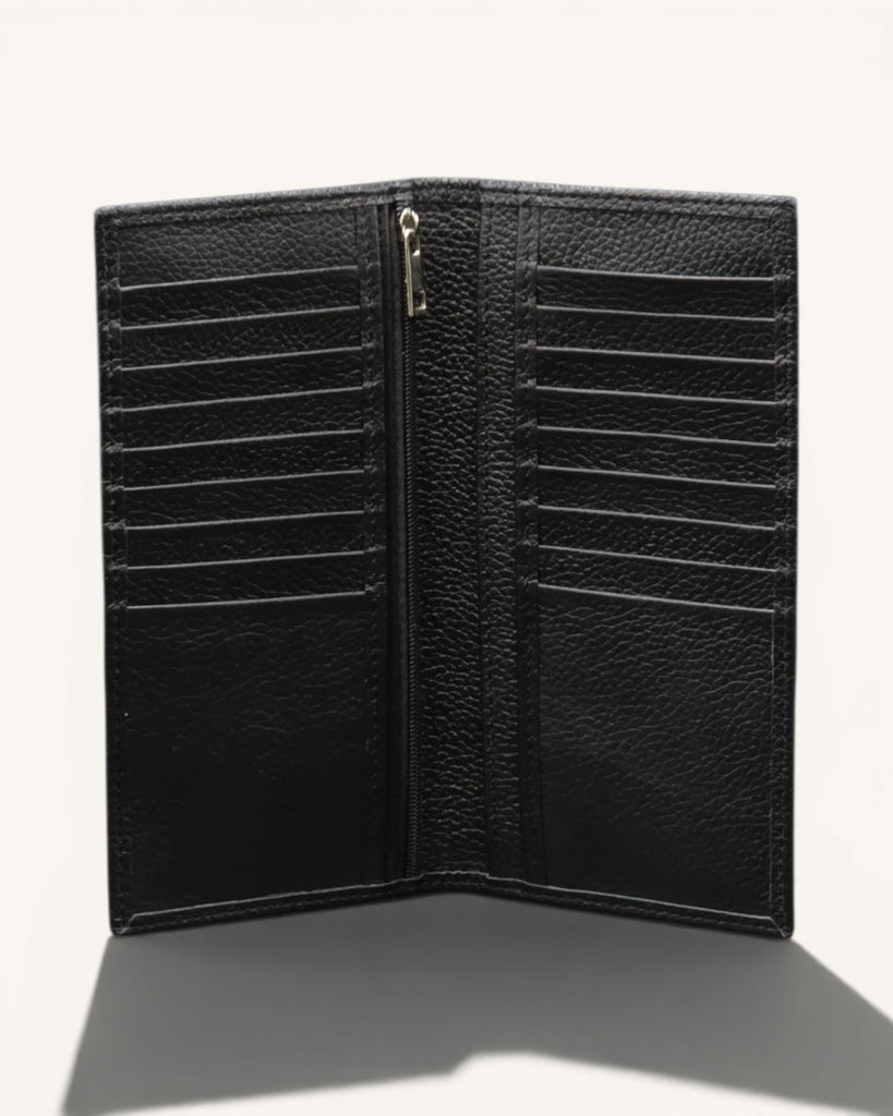 Genuine Leather Wallet (LW-CC18 Zipper (cow Mild))