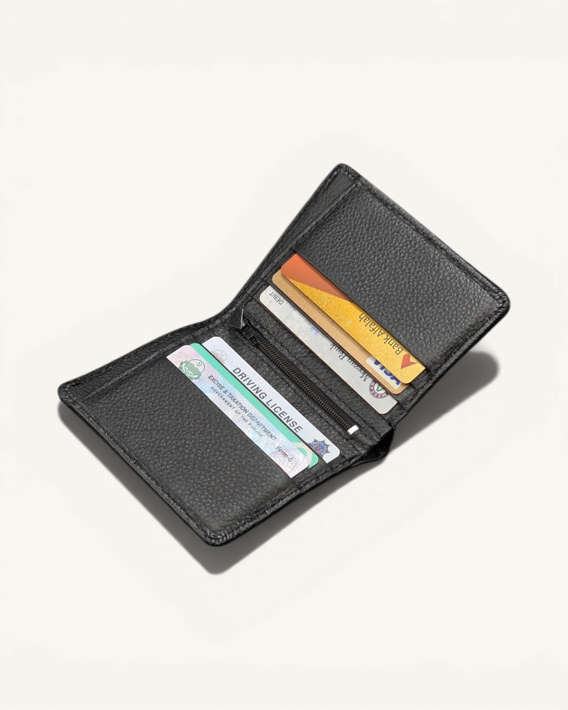 Genuine Leather Wallet (W-007 Zipper)