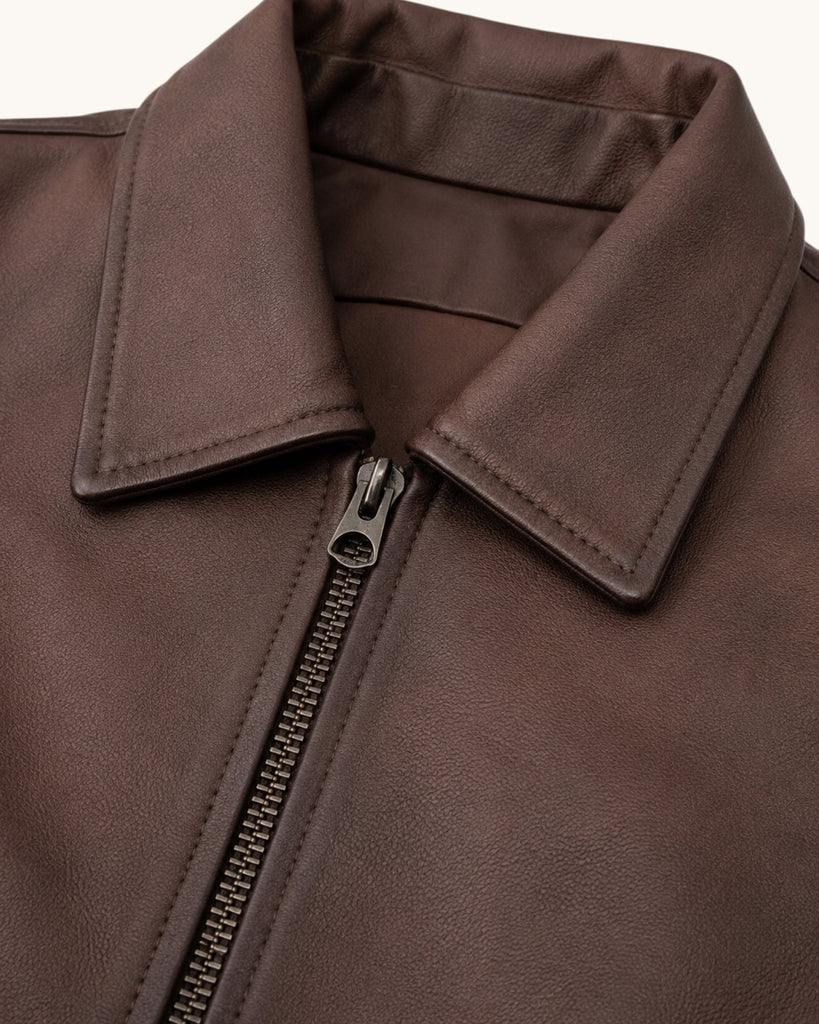Women's Genuine Leather Jacket (JW-004)