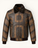 Men's Genuine Leather Jacket (J-0048)
