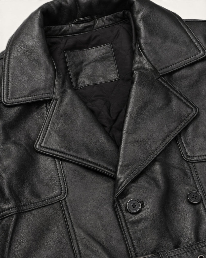 Men's Genuine Leather Jacket (J-0061)
