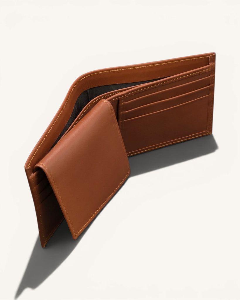 Genuine Leather Wallet (W-112 Black)