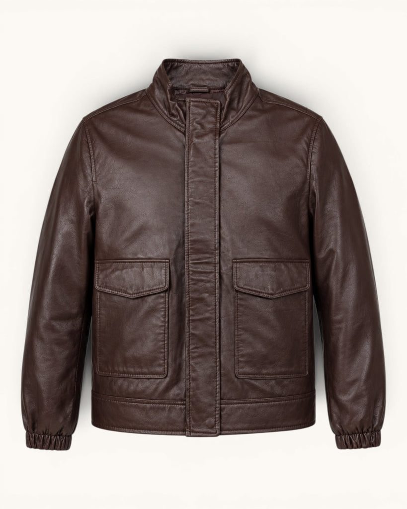 Women's Genuine Leather Jacket (JW-001)