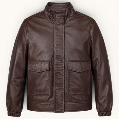 Women's Genuine Leather Jacket (JW-001)