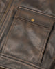 Men's Genuine Leather Jacket (J-0047)