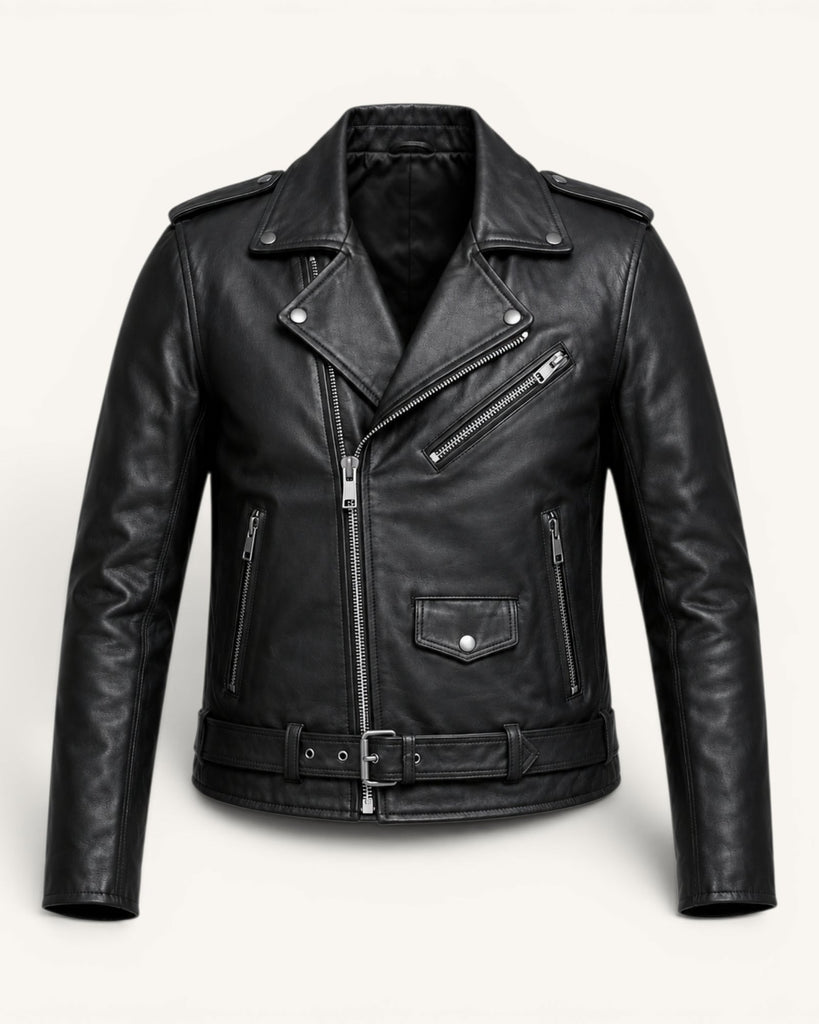Men's Genuine Leather Jacket (J-0060)