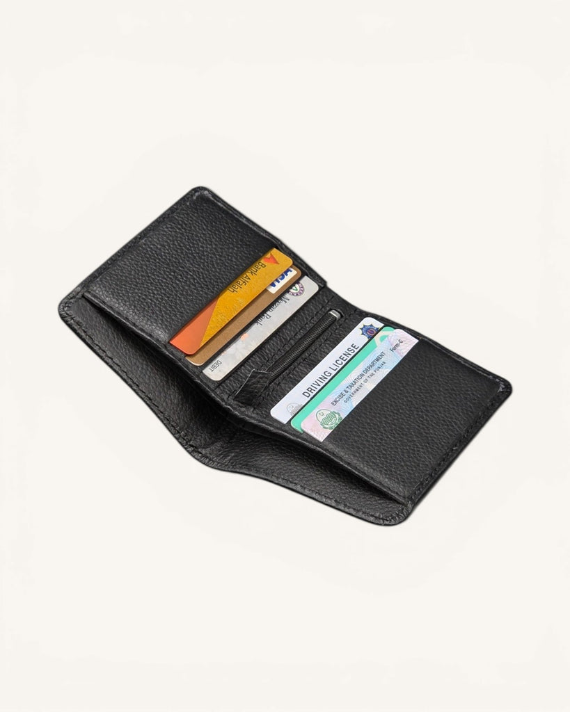 Genuine Leather Wallet (W-007 Zipper)