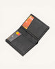 Genuine Leather Wallet (W-901 Black Miled)