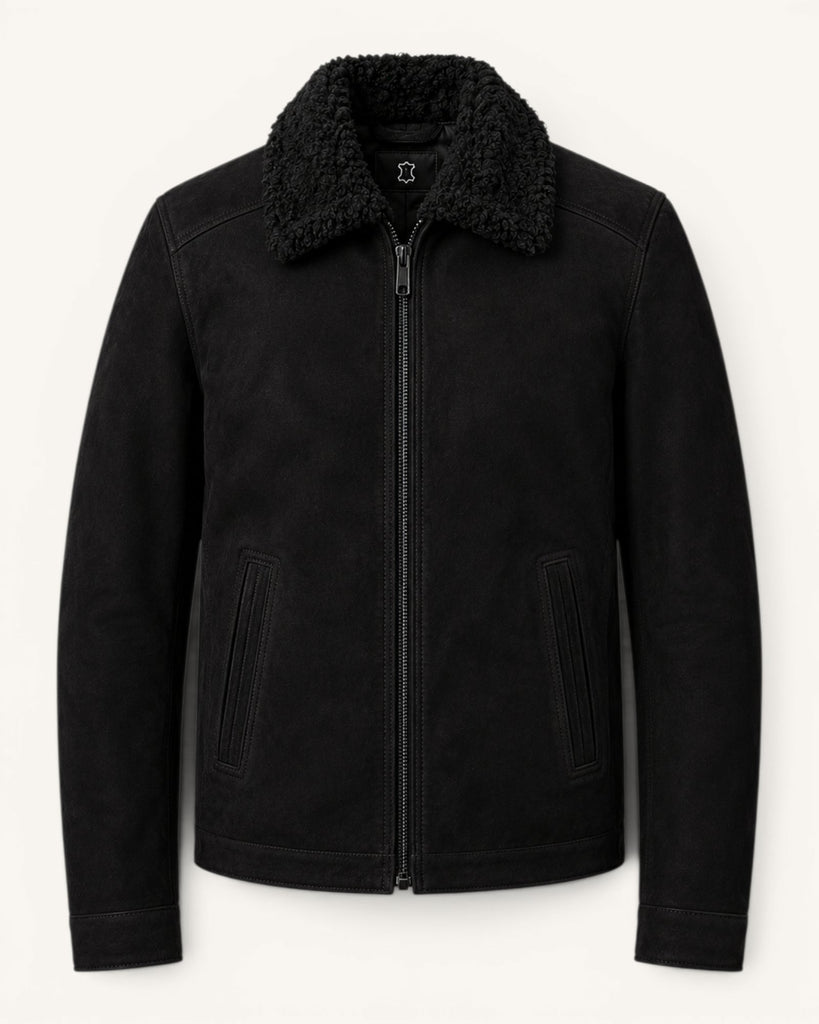 Men's Genuine Leather Jacket (J-0053)