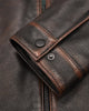 Men's Genuine Leather Jacket (J-0045)