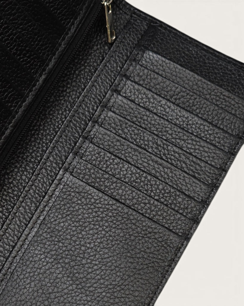 Genuine Leather Wallet (LW-CC18 Zipper (cow Mild))