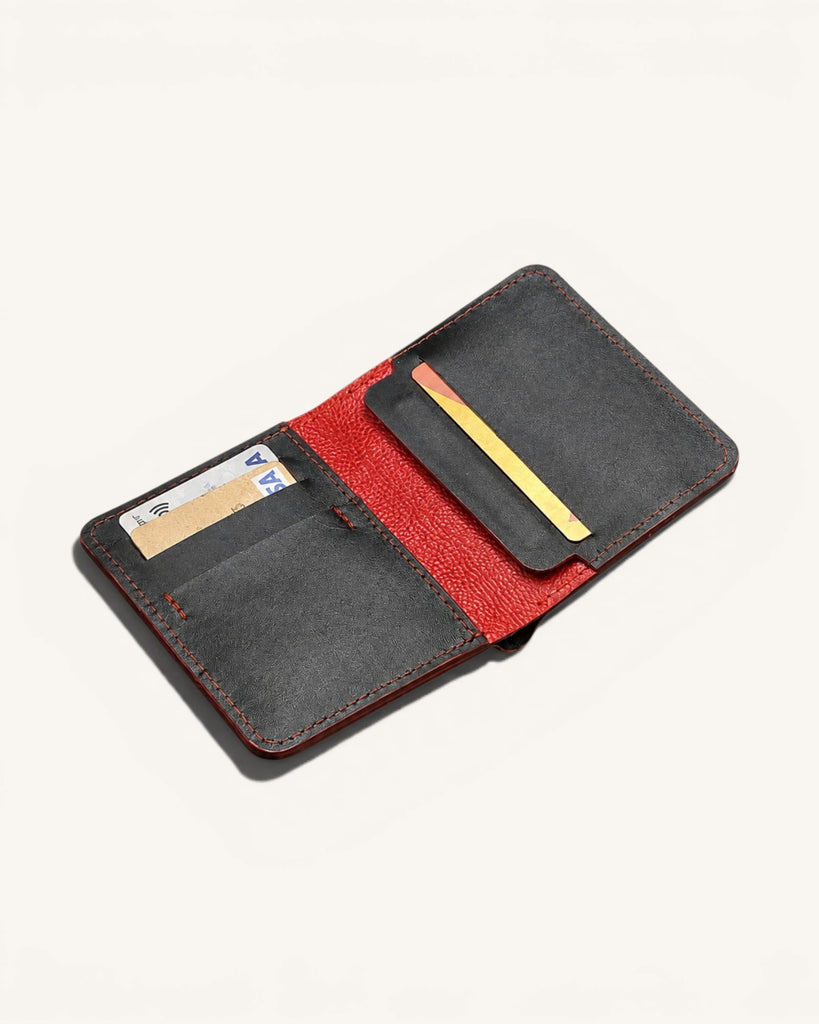 Magnetic Leather Wallet (W-MG81)