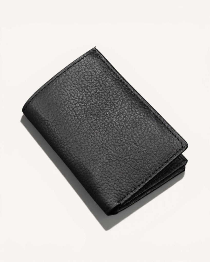 Genuine Leather Wallet (W-008 Black)