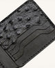 Handmade Genuine Leather Wallet (HM-003 Ostrich Black)