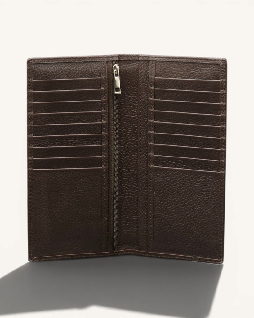Genuine Leather Wallet (LW-CC18 Zipper (cow Mild))