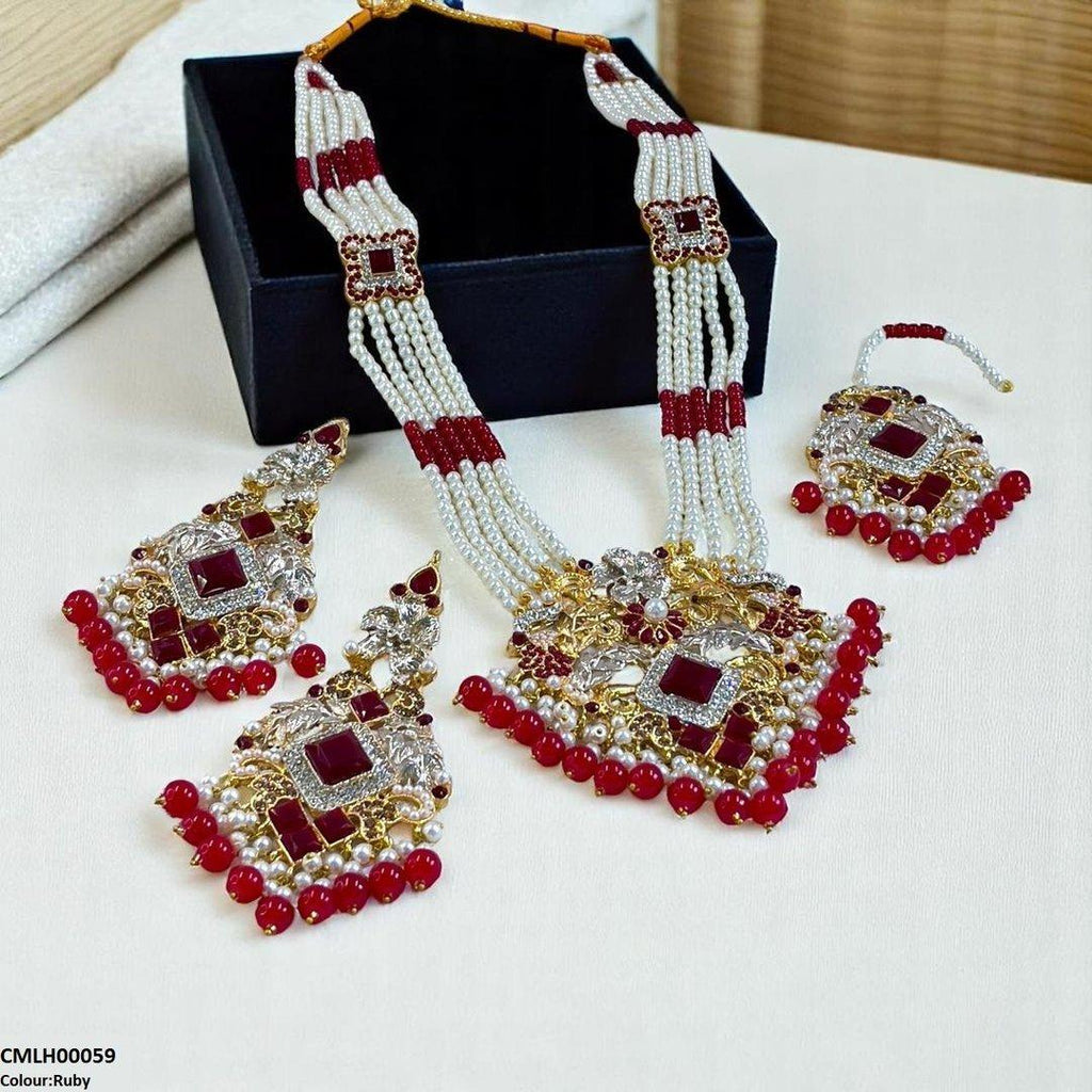 Pearl Flower Mala Set